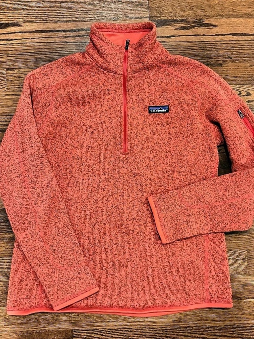 Patagonia Women’s Fleece Quarter-Zip Orange Large